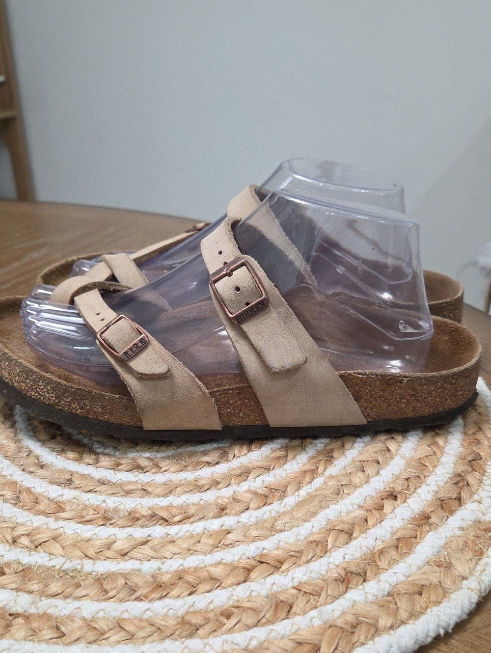 Birkenstock Mayari Thong Sandals In Taupe, Size 40 - Picture 4 of 8